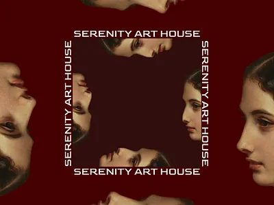 Serenity Art House typography ui