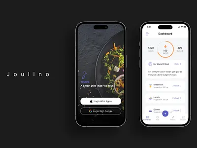 Joulino Project app calorie counting diet health ui