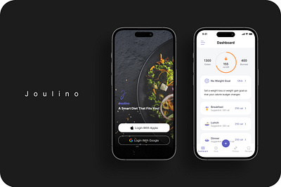 Joulino Project app calorie counting diet health ui