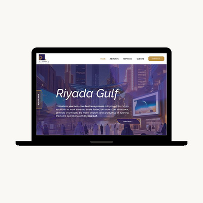 Riyada Gulf website [redesign] app design graphic design redesign typography ui ui ux ux website websitedesign