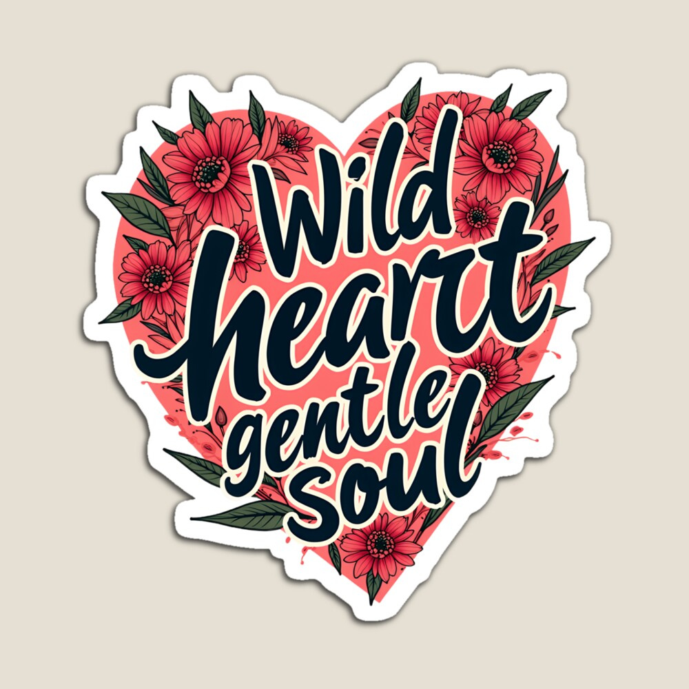 Wild Heart Gentle Soul Design branding design graphic design illustration