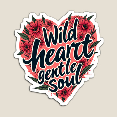 Wild Heart Gentle Soul Design branding design graphic design illustration