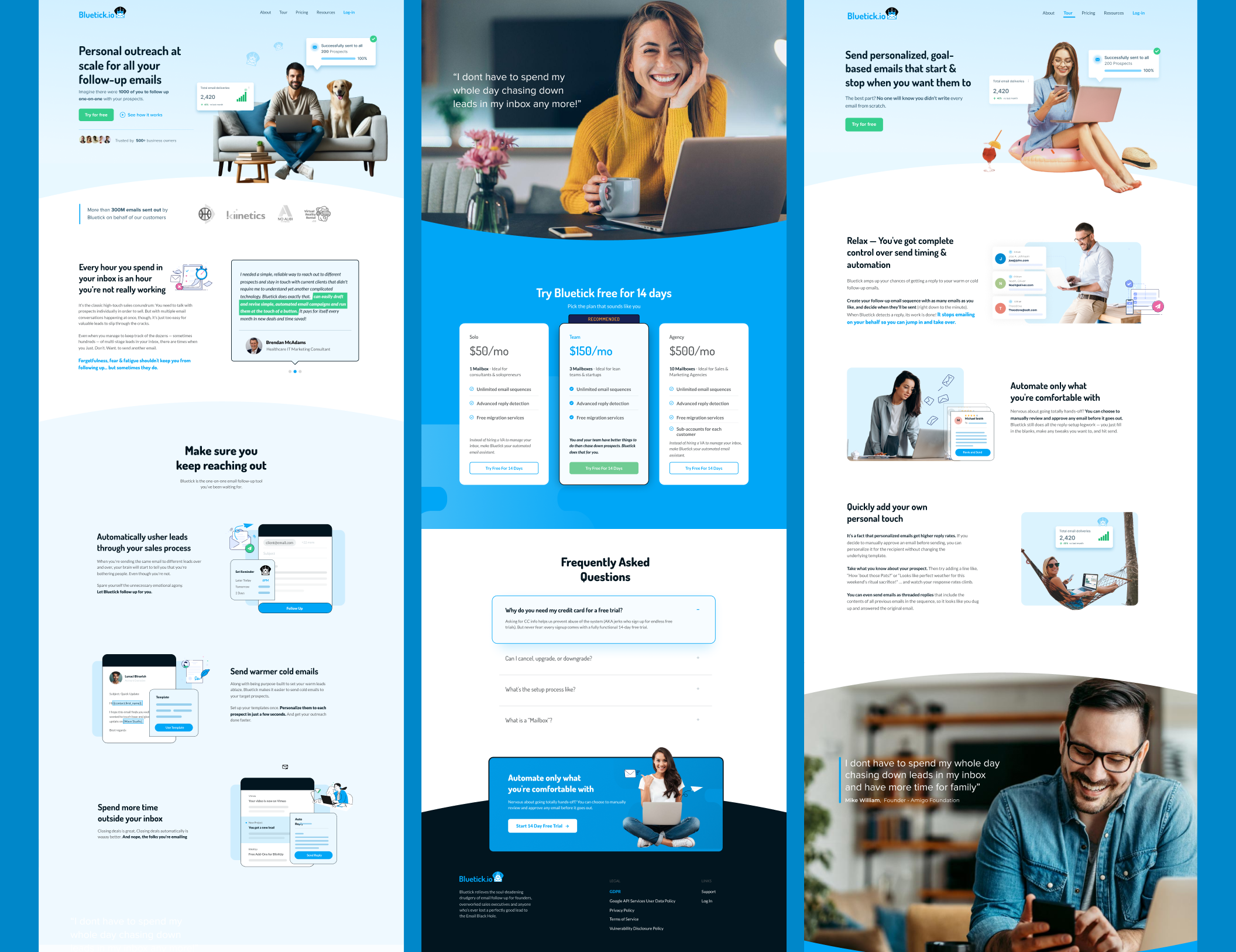 Example of Website Design & Development, Saas S Web