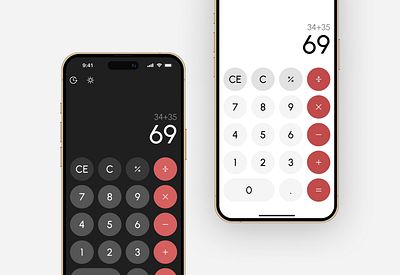 Daily UI 004 - Basic Calculator app calculator dailyui design mobile ui ux