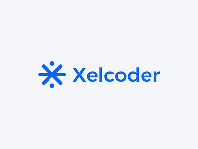 X letter logo for Xelcoder brand identity branding coding logo logo logo design logo designer logodesigner logos minimal logo modern logo x logo xlogo