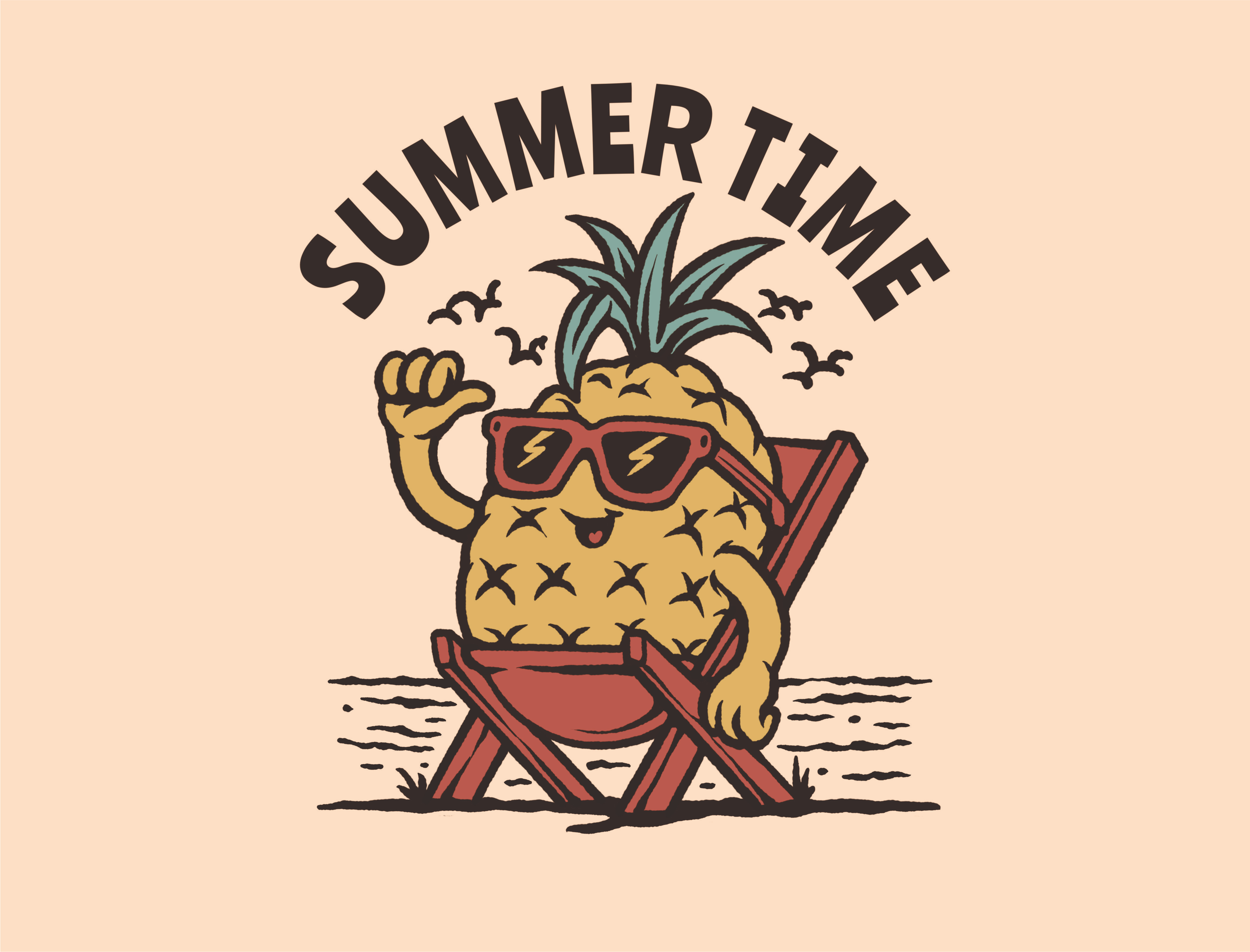 Example of Cartoon Character Illustration