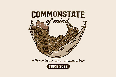 Commonstate of Mind advertising bear branding illustration typography