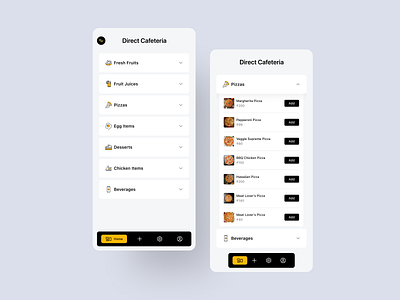 Food menu - click to close after effects agency animation dropdown food food ordering gif graphics mobile motion motion graphics pizza prototype ui ux