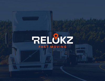 Relokz Moving logo brand identity design brand brand design brand guide brand identity brand identity design branding design graphic design illustration location logo logo design minimal modern moving logo design orange professional real estate logo relocation logo design unique