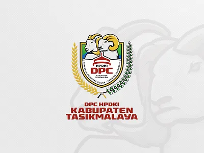 HPDKI Kabupaten Tasikmalaya cartoon design goat graphic design logo logo design logotype ramb