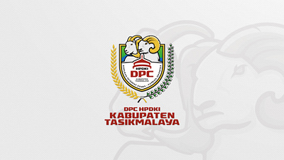 HPDKI Kabupaten Tasikmalaya cartoon design goat graphic design logo logo design logotype ramb