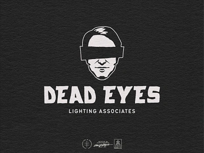 Dead Eyes Primary Logo brand design brand identity branding branding design character eyes face hand drawn hand lettering head identity design lettering logo logo design man mascot type typograhic vintage visual identity