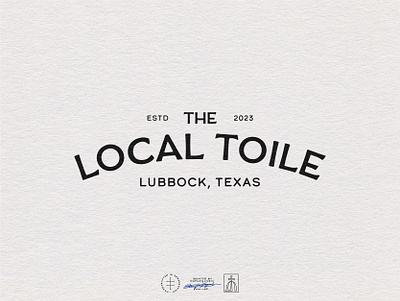 The Local Toile Wordmark Logo brand design brand identity branding branding design classic clean fonts hand drawn identity design logo logo design logotype minimal type typeface typographic typography vintage visual identity wordmark