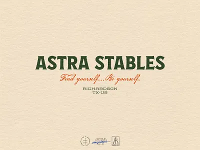 Astra Stables Wordmark Logo brand design brand identity branding branding design equestrian fonts hand drawn identity design logo logo design logotype script texas type typeface typography typogrpahic vintage visual identity wordmark