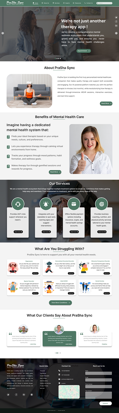 Health Care Website UI Design figma ui uiux webdesign