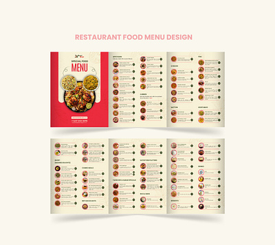 Restaurant Menu Design | Special Food Menu Design business corporate creative design food brochure design food design food flyer design food menu design graphic design menu card restaurant restaurant design template