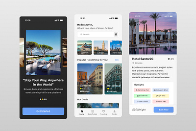 Hotel Rental Booking dailyui figma mobiledesign uxdesign