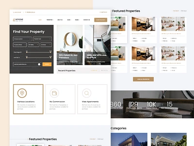 Real Estate Agency Website | Ui\Ux Using Figma app branding design graphic design illustration logo typography ui ux vector