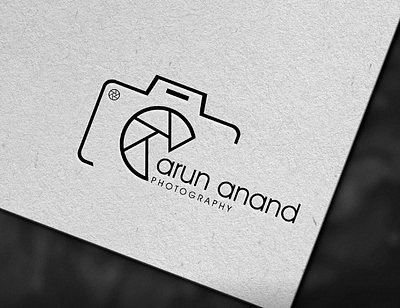 Arun Anand Photography logo adobe illustrator adobe photoshop business card logo graphic design logo creation photography logo watermark logo