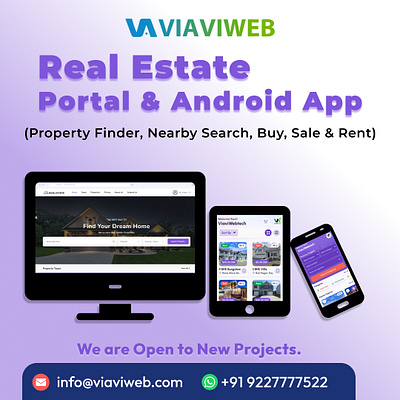 Viavi Real Estate Portal & Android App | Property Finder android app development android real estate pp property finder property finder app property finder website real estate real estate android app real estate portal real estate website viaviweb viaviwebtech website development