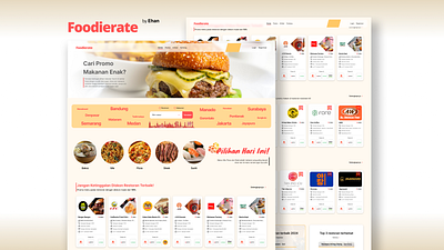 Foodirate Homepage Redesign figma homepage landing page ui user experience user interface ux website