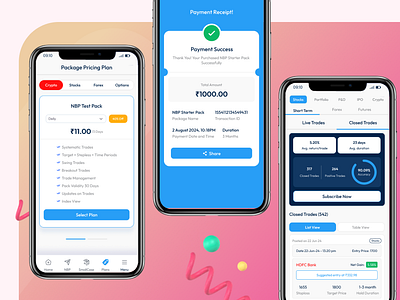 Growth investment App Ui In Figma app ui design figma ui ui ux design