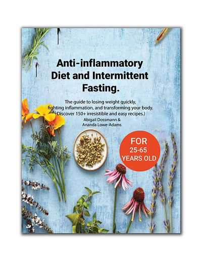 Diet and Intermittent Fasting book cover book cover design branding design illustration illustrator typography vector