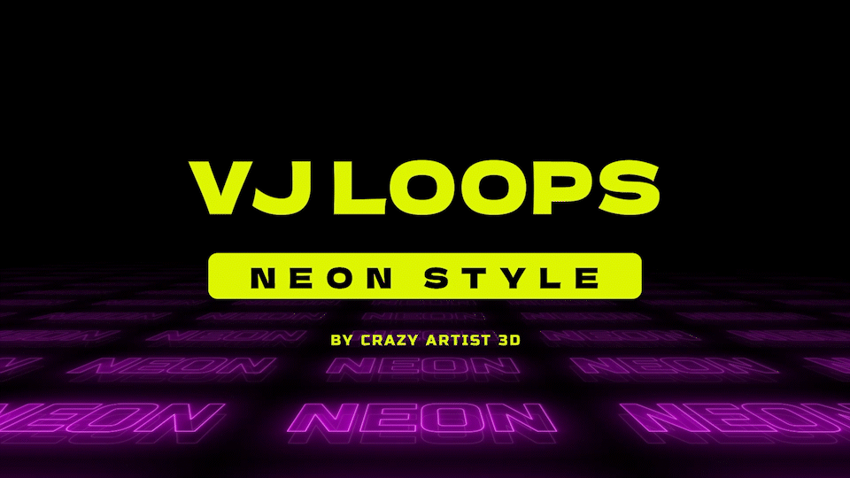 NEON VJ LOOPS 3d visuals 3d vj loops animation backgrounds concert visuals dj dj visuals loop loops motion backgrounds motion graphics music video neon neon style neon vj loops screen visuals vj vj loops