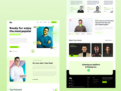 Landing-Page-Design branding design graphic design landing page typography ui ux website