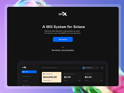 Nemx will system for solana
