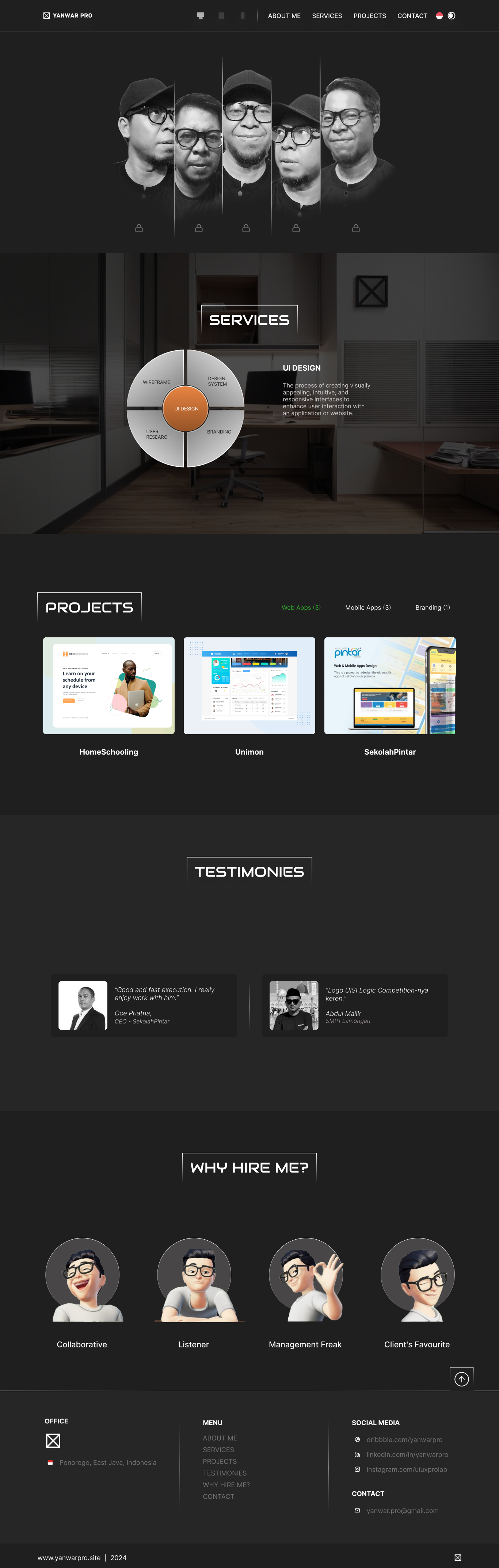 My Portfolio Landingpage branding figma landingpage portfolio ui