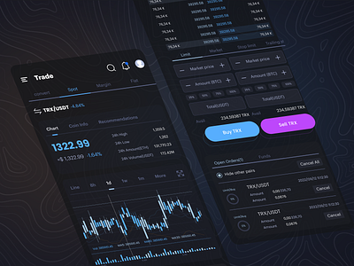 Crypto Exchange Mobile crypto product product design ui uidesign uiux