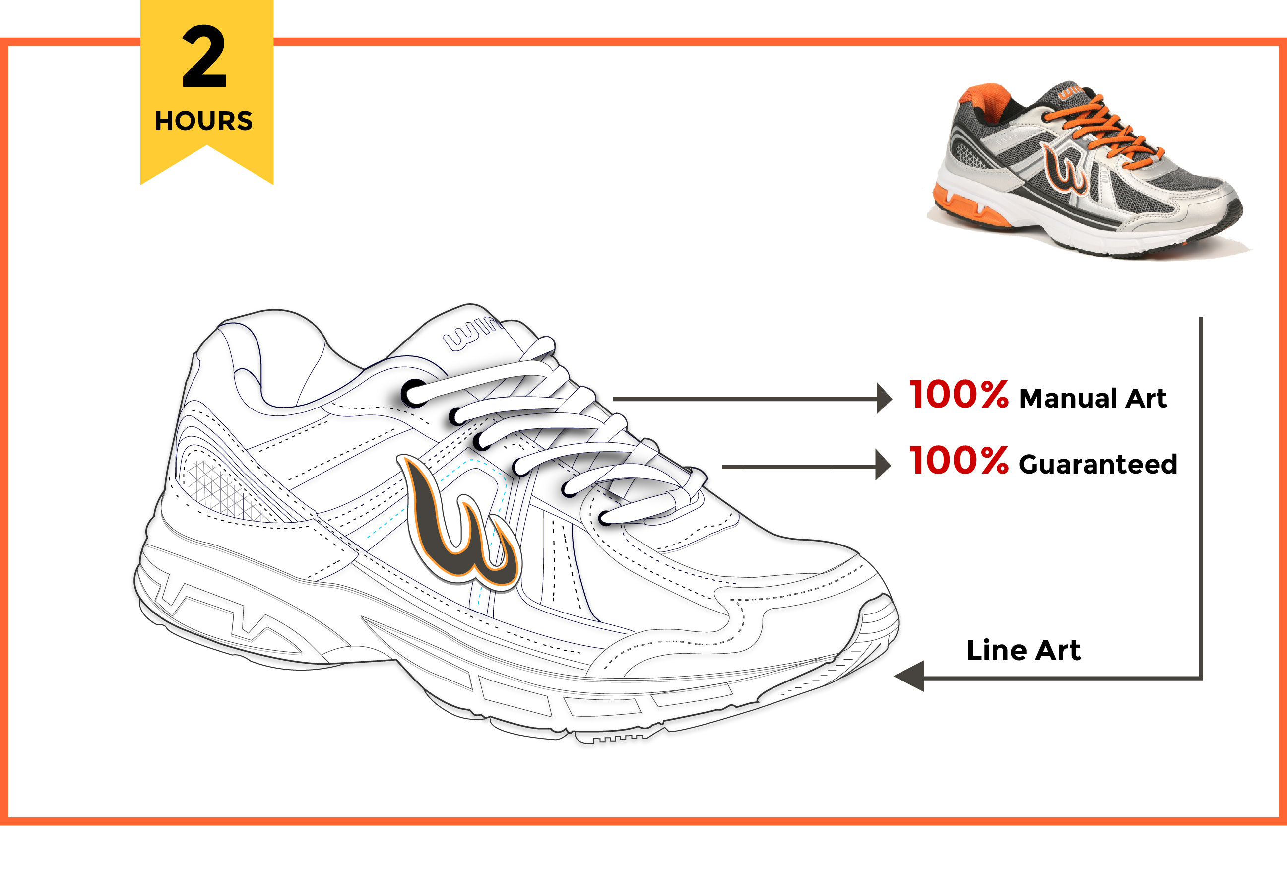 Example of Draw A Black And White Vector Line Art