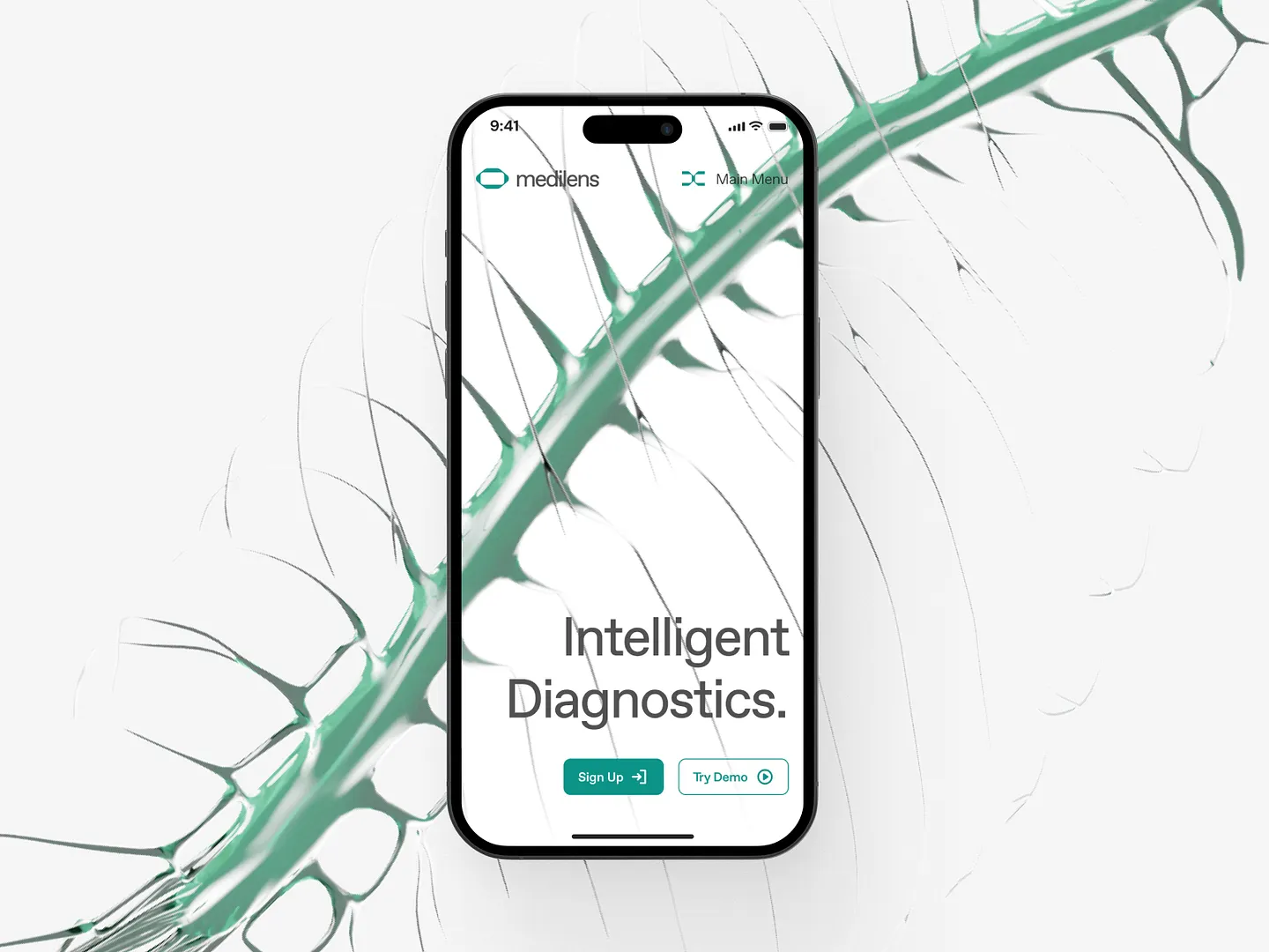 Innovative Pattern Website Design for Medical Diagnostics