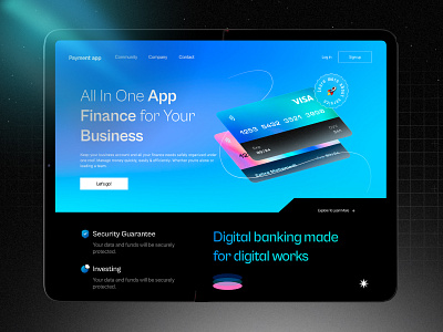 Digital banking website bank website banking banking card digital banking website finance financial platform mobile banking modern ui online banking payments ui web design