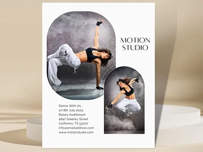 Full Page Dance Recital Flyer ballerina dance ad dance performance ad template dance recital banner dance recital template