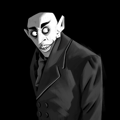 Nosferatu: A Symphony of Horror expressionism film germany illustration noir nosferatu