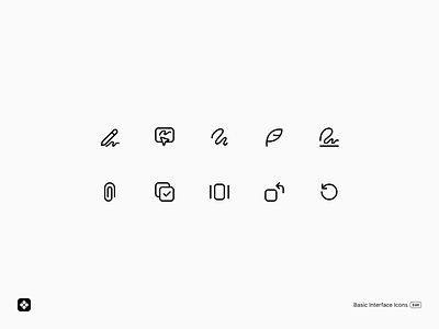 'Edit' icons for FactoryUI design figma icons iconset interface symbols ui ux