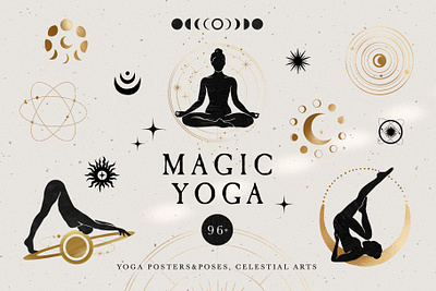 Magic Yoga Esoteric Set 3d graphic design logo motion graphics ui