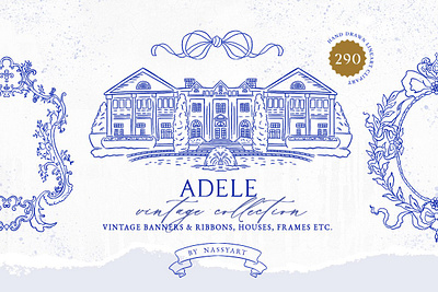 Adele Vintage Frame Collection 3d animation branding graphic design motion graphics ui