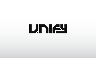 Unify Logo Design abstract app branding design graphic design logo logodesign typography vector