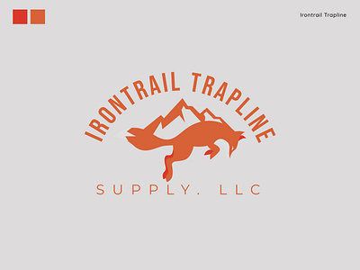 Irontrail Trapline branding design fox logo logo logo inspiration logo today logodesign logofolio logos logotype modern logo trail logo