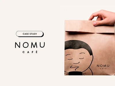 Nomu cafe Ux case study branding graphic design logo ui user experience user research user testing ux ux case study