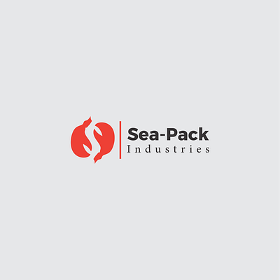 Sea-Pack Industries Minimalist Logo animation branding design graphic design illustration logo typography ui ux vector