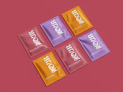 Nour Sachet Collection ✧ ˚ᵎᵎ brand identity branding design graphic design packaging packaging design