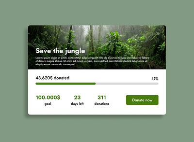 Daily UI #32 - Crowdfunding Campaign challenge crowdfunding crowdfunding campaign daily ui 32 dailyui dailyui32 dailyuichallenge donation donation website ui website website design