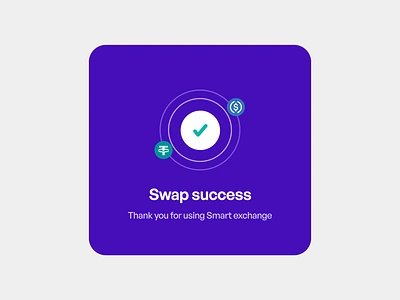 Swap success crypto de fi design mobile app mobile design product design ui ux uxui