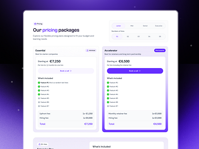 Pricing section dashboard figma multiple selections price table pricing pricing section ui ux