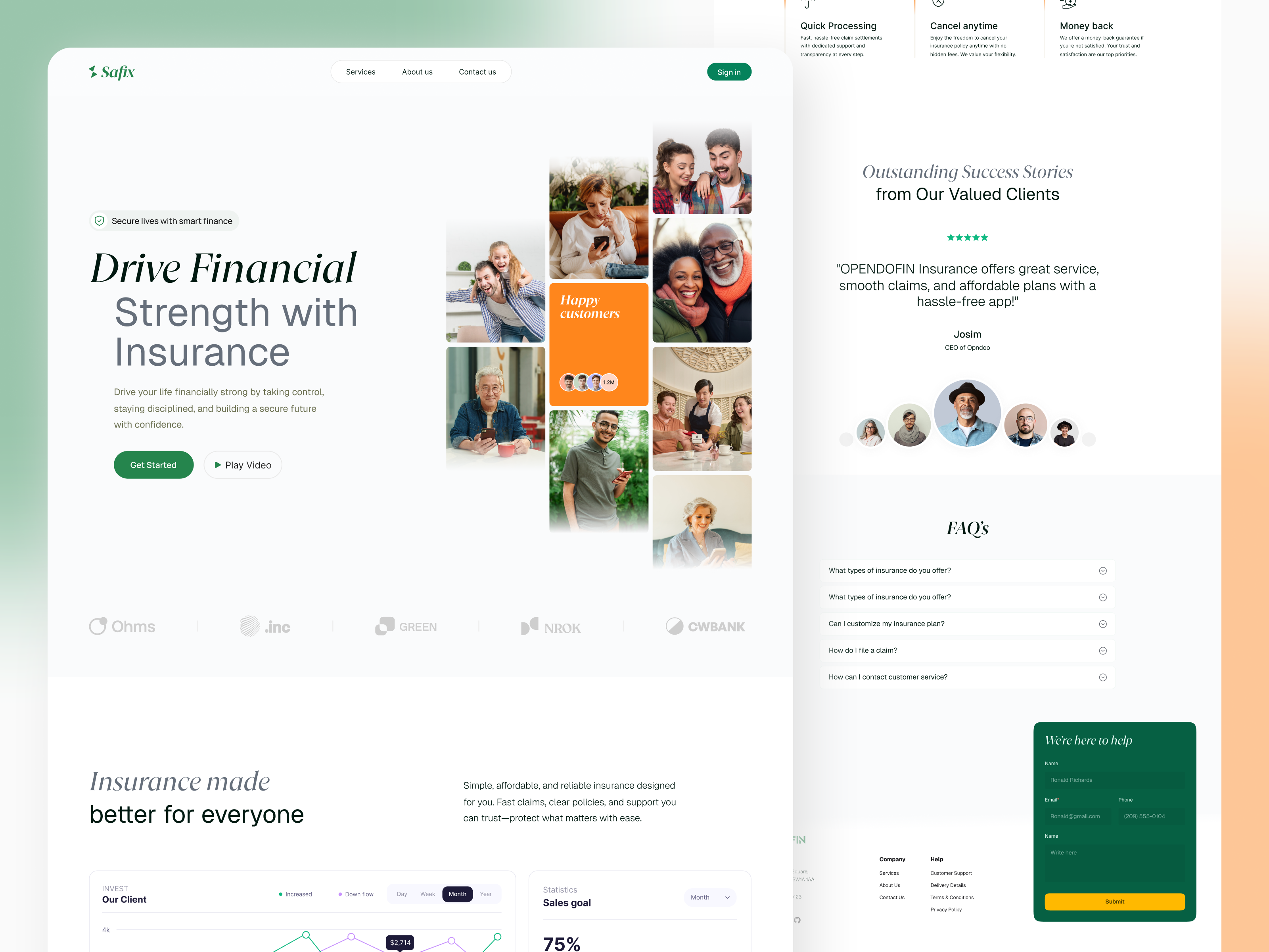 Example of Responsive Website UI UX Design 