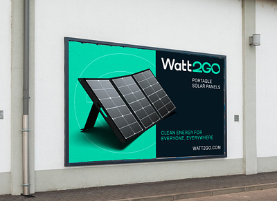 Billboard design brand brand identity branding geometric graphic design logo logotype minimalistic solar tech